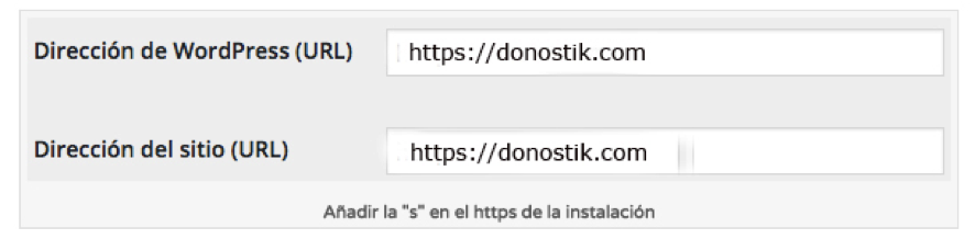 Certificado de Seguridad SSL Paso 1 Google URLS Donostik